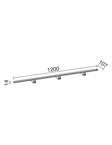 Applique Salle de bain BLIZZARD LED SMD AC 18W 1532lm CRI88 4000K 110º Chromé NOVOLUX LIGHTING 970E-L0218B-32