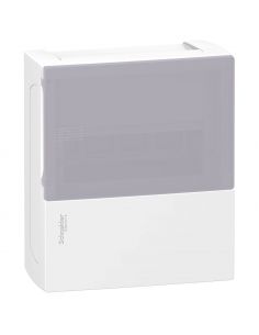 Pragma mini coffret en saillie 1x8 mod. portillon transp bornier terre SCHNEIDER MIP11108T 2