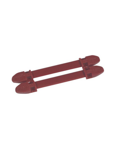 100 Porte-repères rouge Duplix 7 caractères LEGRAND 038452