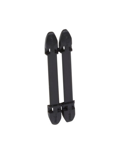 100 Porte-repères noir Duplix 7 caractères LEGRAND 038450