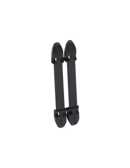 100 Porte-repères noir Duplix 7 caractères LEGRAND 038450