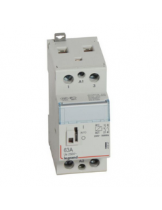 Contacteur de puissance CX³ bobine 230V 2 Pôles 250V 63A contact 2F 2 modules LEGRAND 412547 2