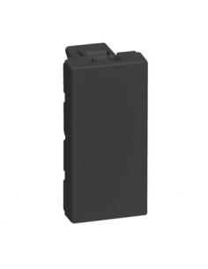 Obturateur Mosaic 1 module finition noir LEGRAND 079370L 2
