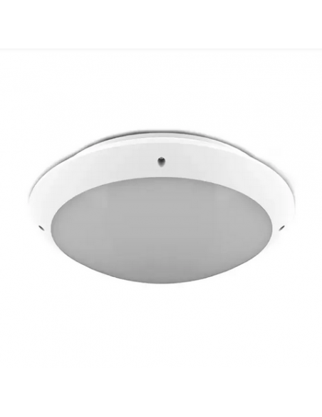 Plafonnier LED CASA Hublot rond avec Détecteur RF 20 Watts Ø300mm 4000K IP65 MIIDEX VISION-EL 7788201