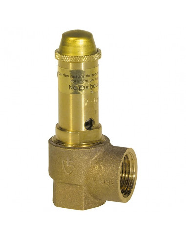 Soupape sécurité bronze sanitaire 1/2'' Thermador 10 bar THERMADOR S15GS10
