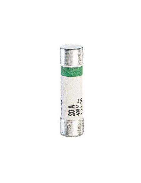 Cartouche cylindrique domestique 8,5x31,5mm avec voyant 20A LEGRAND 012420