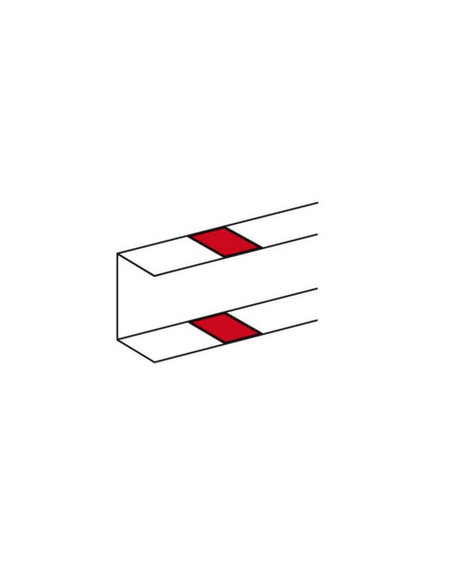 Joint de corps à éclisse pour goulotte DLP monobloc 50x105mm blanc LEGRAND 010696