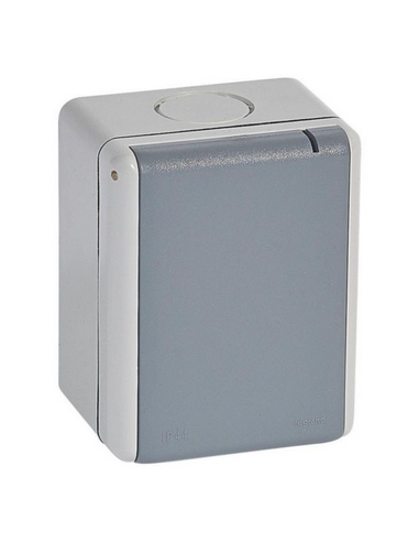 Prise étanche 3P+T 32A Plexo complet IP44 saillie gris LEGRAND 055875
