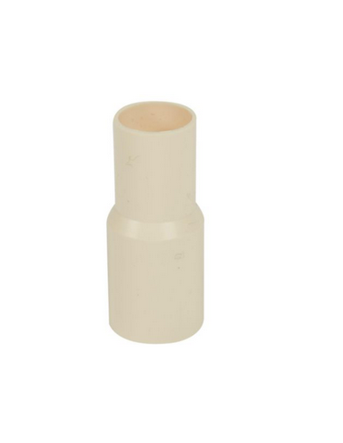 Manchon réducteur pour conduits Ø25mm pour réduction de 25mm à 20mm sable RAL1015 LEGRAND 06214
