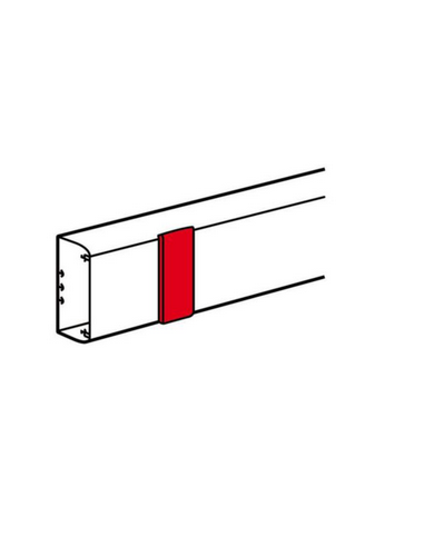 Joint de couvercle largeur 65mm pour goulotte DLP monobloc blanc LEGRAND 010801