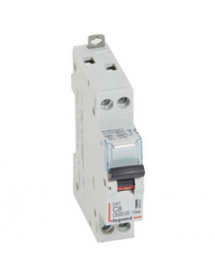 Disjoncteur DX³6000 10kA arrivée haute et départ bas à vis U+N 230V~ 8A courbe C 1 module LEGRAND 407697 2