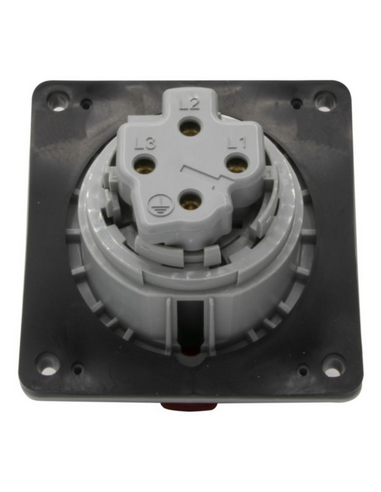 Prise à entraxes unifiés fixe pour tableau P17 IP44 16A 380V~ à 415V~ 3P+T LEGRAND 555188