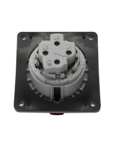 Prise à entraxes unifiés fixe pour tableau P17 IP44 16A 380V~ à 415V~ 3P+T LEGRAND 555188