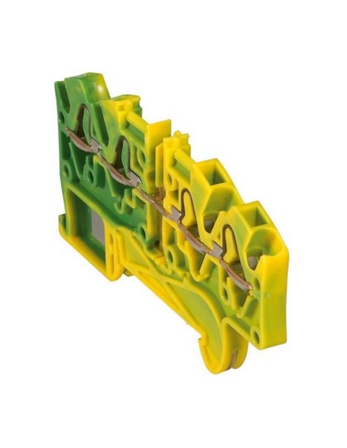 Bloc de jonction conducteur protection ressort viking 3 1 jonction 4 conducteurs 2 entrées 2 sorties pas 5mm LEGRAND 037212