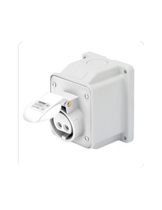 Socle de prise 10° en saillie 2 Pôles 32A 42V 12H GEWISS GW62467 2