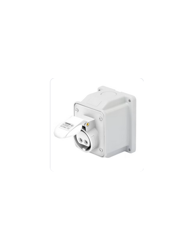 Socle de prise 10° en saillie 2 Pôles 32A 42V 12H GEWISS GW62467