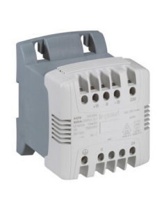 Transformateur de commande et sécurité à connexion à vis primaire 230V à 400V et secondaire 24V~ 63VA LEGRAND 044212 2