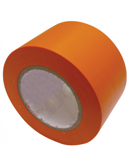 Ruban adhésif isolant PVC 50 mm x 25 m orange MICHAUD BR406