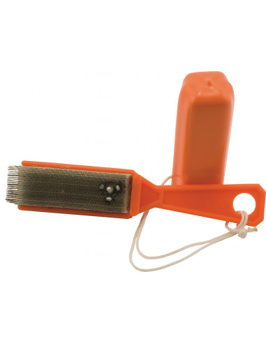 Brosse abrasive pour conducteurs + étui MICHAUD BR450
