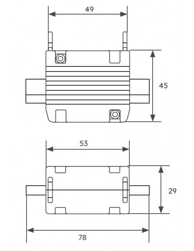 Cartouche fusible à couteaux taille 00 AD 90A MICHAUD P244