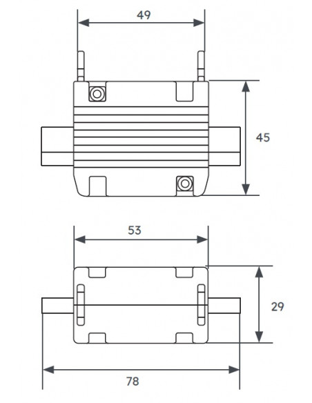 Cartouche fusible à couteaux taille 00 AD 90A MICHAUD P244