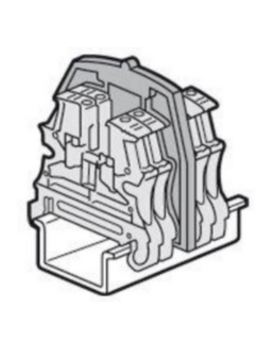 Cloison de séparation pour blocs de jonction à vis viking 3 avec 1 entrée 1 sortie pas de 12mm ou 15mm LEGRAND 037561