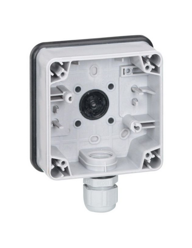 Boîtier étanche 1 poste Plexo IP66 composable gris LEGRAND 090491