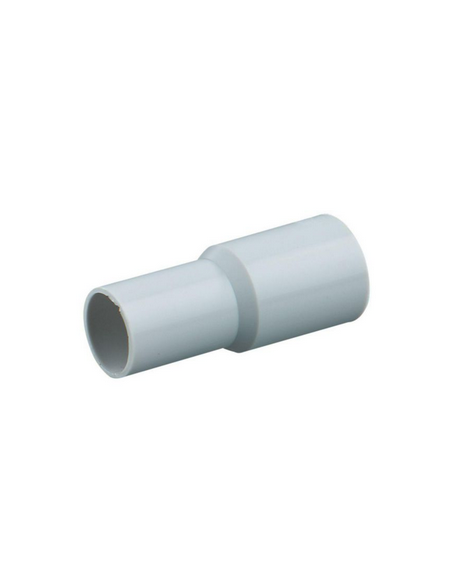 Manchon réducteur pour conduits D.25mm pour réduction de 25 à 20mm gris RAL7035 LEGRAND 06012