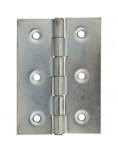 Charnière rectangulaire forte double feuille Havraises ZG PF 70X50mm MONIN 427060 2