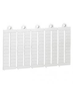 Plaque de 100 repères prédécoupés vierges pour bloc de jonction viking 3 pas 6mm LEGRAND 039501 2