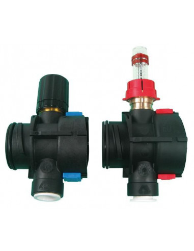 Module Thermacome rapide A/R MS DN16 avec débitmètre pour collecteur en matériau de synthèse THERMACOME 524865