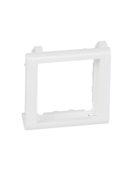 Support de plaque étroit pour paroi mince Batibox 2 modules blanc LEGRAND 080291