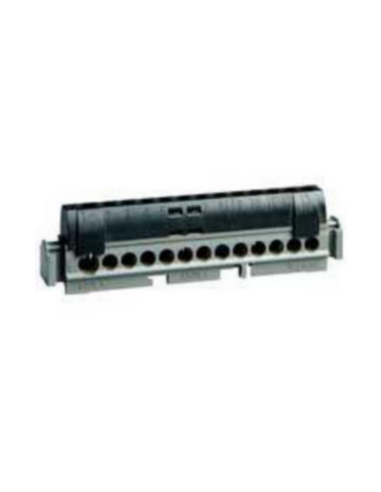 Bornier de répartition isolé IP2X phase 1 connexion 6mm² à 25mm² noir longueur 176mm LEGRAND 004856
