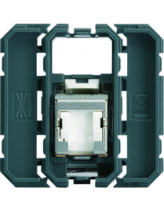 Prise RJ45 gallery cat.6 STP HAGER WXF226 2
