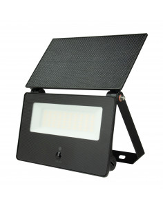 TONIK SOLAIRE Projecteur solaire rectangulaire 3000K 18W 1300lm 25000h 110° IP65 ARIC 51772