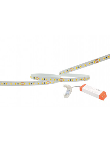 FLEX-LED 8 Ruban 24V LED SMD 3000K 51W 4000lm 30000h 120° IRC 90 repiquable ARIC 55514
