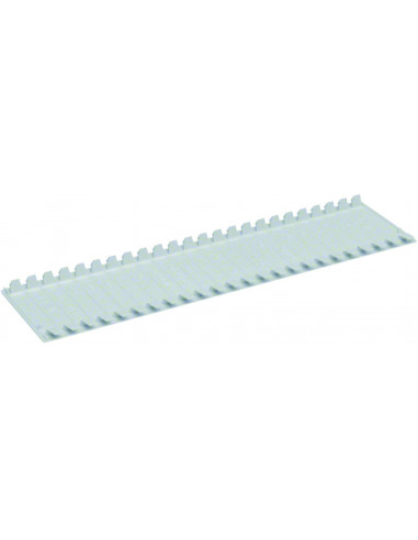 Obturateur en bande pour coffrets vector IP55 12 modules RAL 7035 gris clair HAGER VZ415