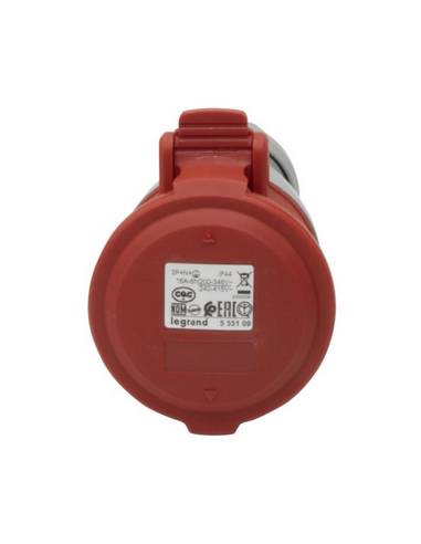 Prise mobile P17 IP44 16A de 380V~ à 415V~ 3P+N+T LEGRAND 555109