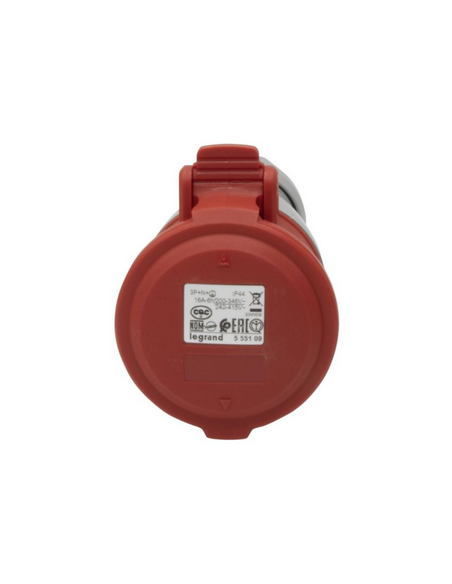 Prise mobile P17 IP44 16A de 380V~ à 415V~ 3P+N+T LEGRAND 555109