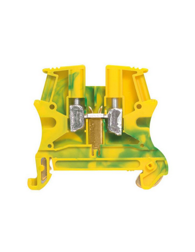 Bloc de jonction conducteur de protection à vis viking 3 avec 1 jonction 1 entrée 1 sortie section 2,5mm² pas 5mm LEGRAND 037170