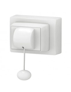 Va-et-vient à tirage Appareillage saillie complet blanc LEGRAND 086019 2