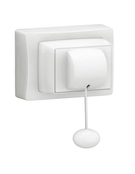 Va-et-vient à tirage Appareillage saillie complet blanc LEGRAND 086019