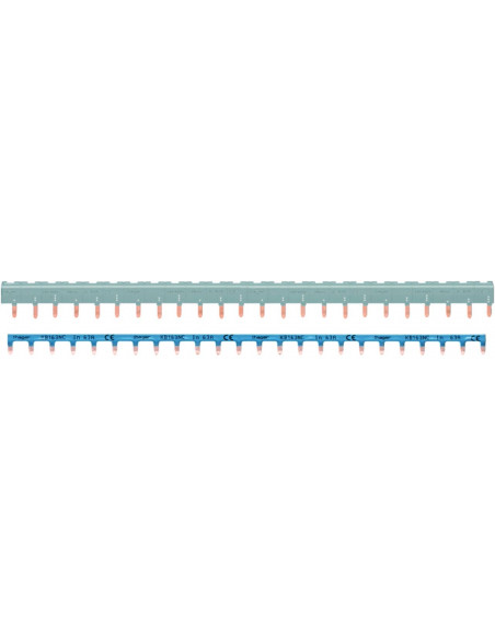 Barre de pontage 3P+N 63A languette 24 modules HAGER KBN863C
