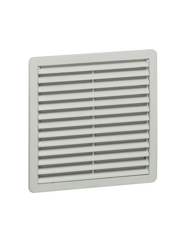 Ventilateur avec ouïe plastique débit 40m³/h avec filtre et 160m³/h soufflage libre IP54 IK08 RAL7035 LEGRAND 034850