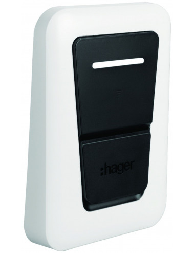 Witty one accessoire-Couvercle de finition blanc traffic pour borne witty XVR1xx HAGER XVS130