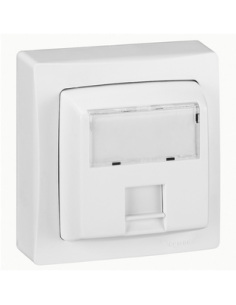 Prise RJ45 catégorie 5e FTP Appareillage saillie complet blanc LEGRAND 086061 2