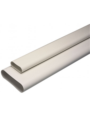 Barre Minigaine blanc 3m équivalent D80 (40mmx100mm) ALDES 11091102