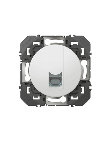 Prise blindée RJ45 catégorie 6 STP dooxie finition blanc LEGRAND 600375