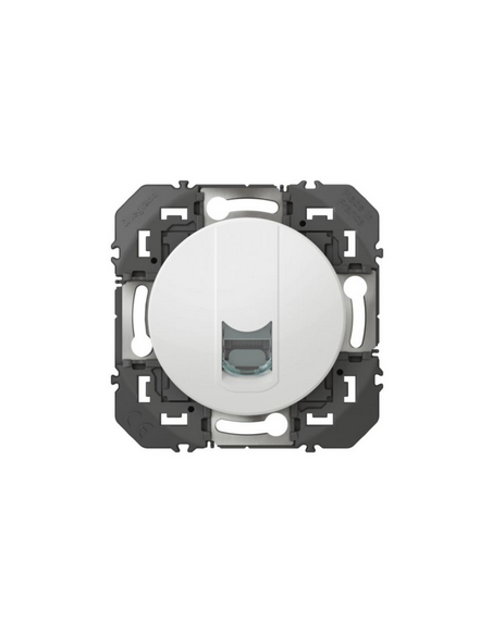 Prise blindée RJ45 catégorie 6 STP dooxie finition blanc LEGRAND 600375