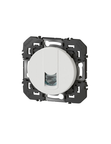 Prise blindée RJ45 catégorie 6 STP dooxie finition blanc LEGRAND 600375
